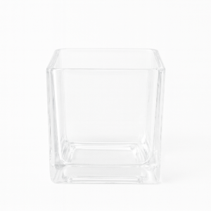 Pojemnik szklany do świec kwadrat 120ml